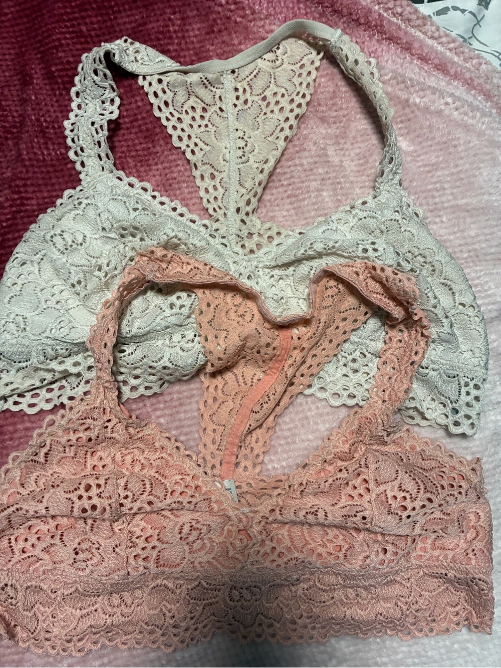 Maurices & Aerie Lace Triangle Bralette